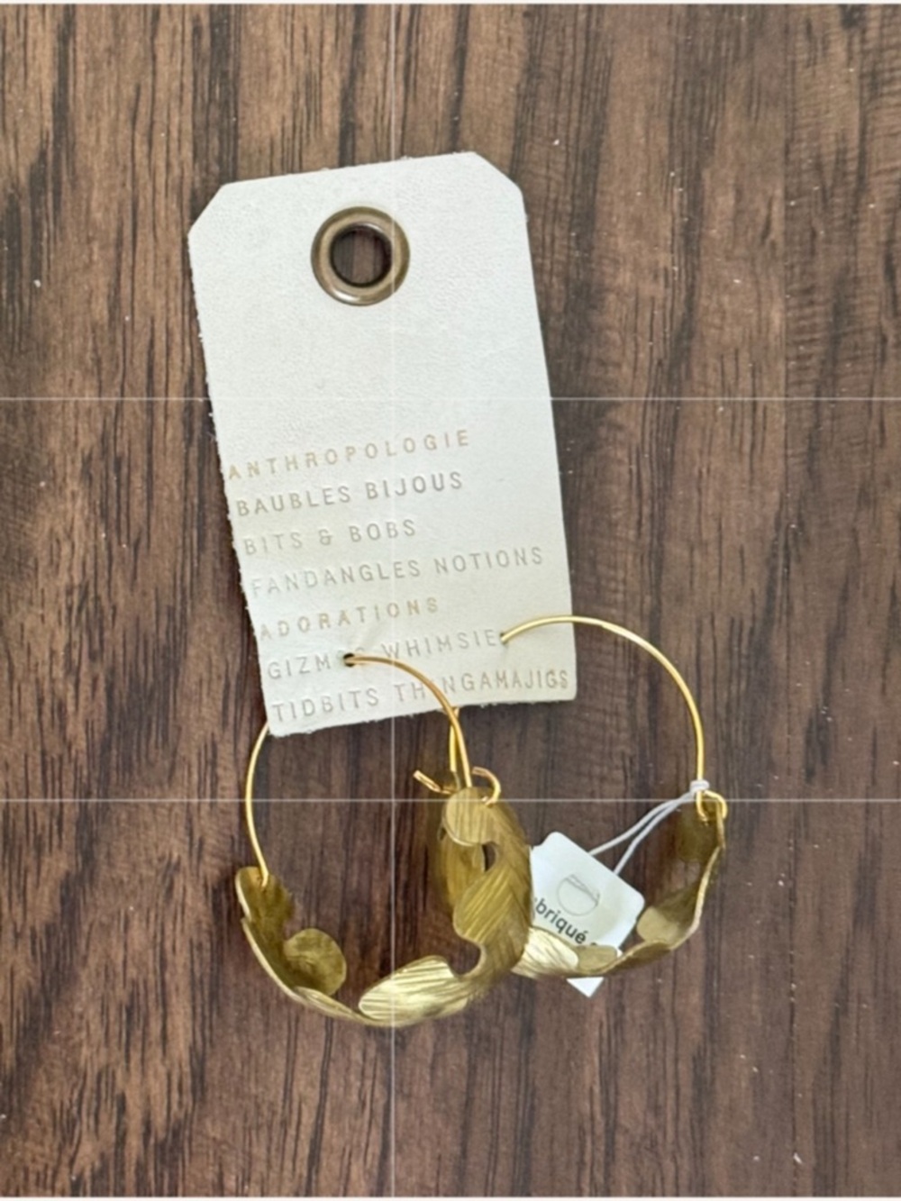Anthropologie Red Floral Stud Earrings